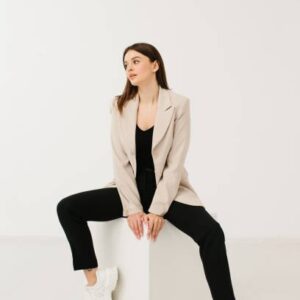 Ecru Elevé Blazer