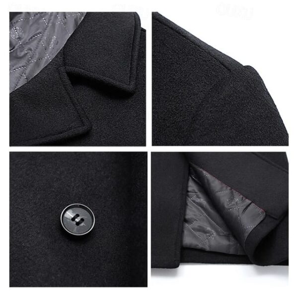 Camden Classic Wool Overcoat - Image 4